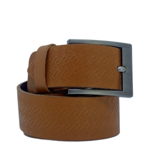 Premium Leather Belt B10 - Havana, 115 cm