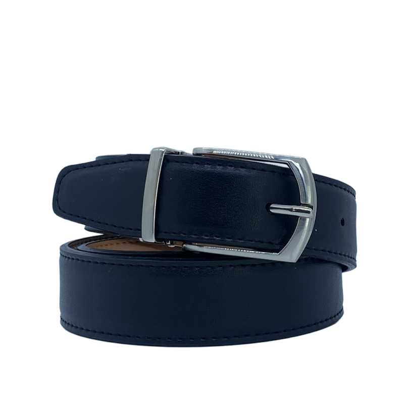 Premium Leather Belt B5 - Black, 115 cm